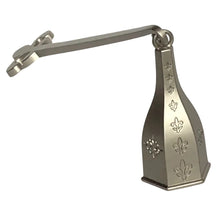 Wickman Candle Snuffer Pewter Finish with Fleur De Lis Motif